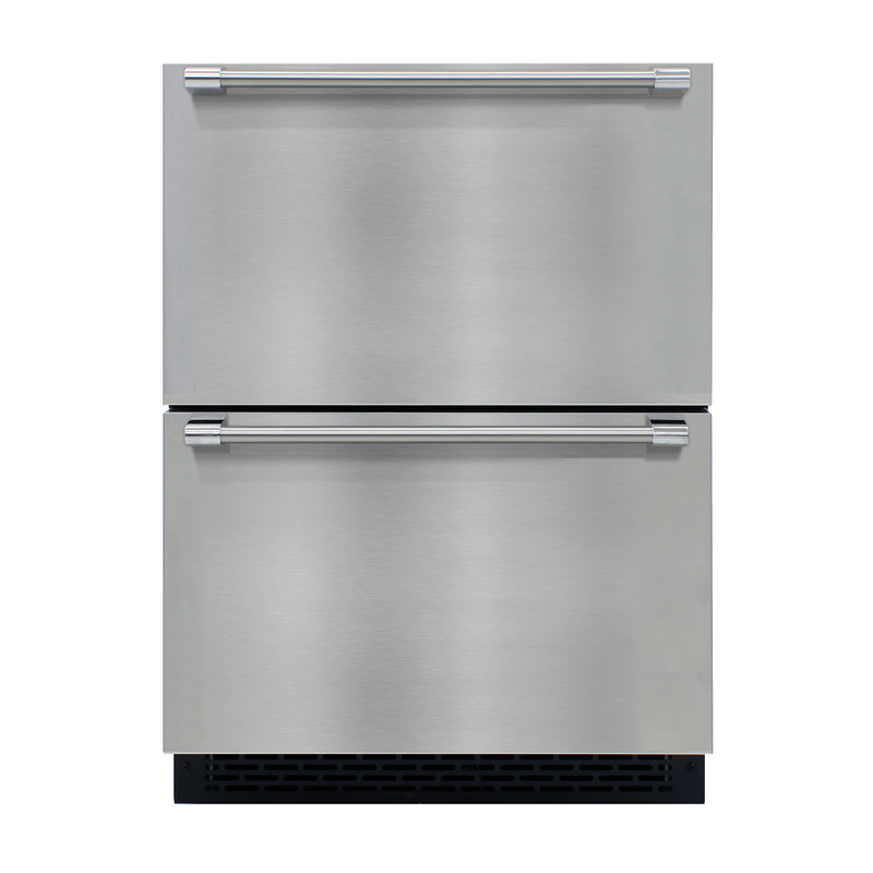 Brama by Vinotemp Indoor/Outdoor Drawer Refrigerator and Freezer, in Stainless Steel