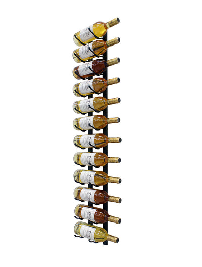 12 Bottle Epic Metal Wine Rack (Black)