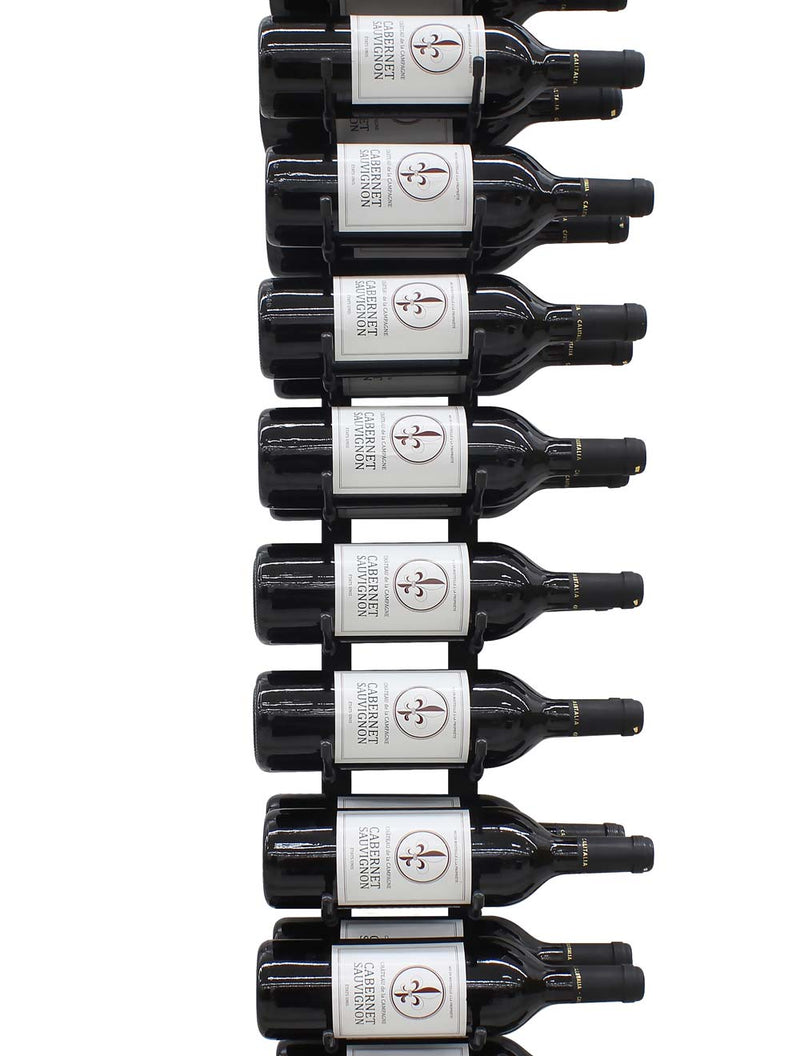 24 Bottle Epic Metal Wine Rack (Black)