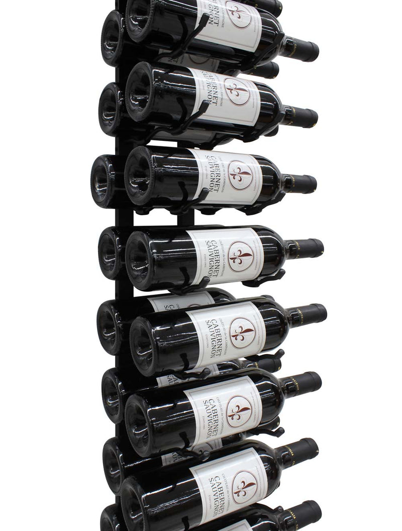 24 Bottle Epic Metal Wine Rack (Black)