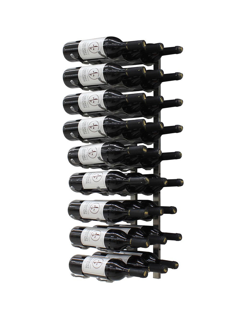 27 Bottle Epic Metal Wine Rack (Stainless)