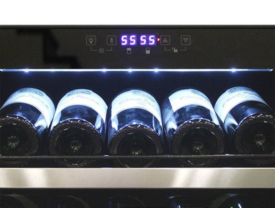 155-Bottle Dual-Zone Wine Cooler 8