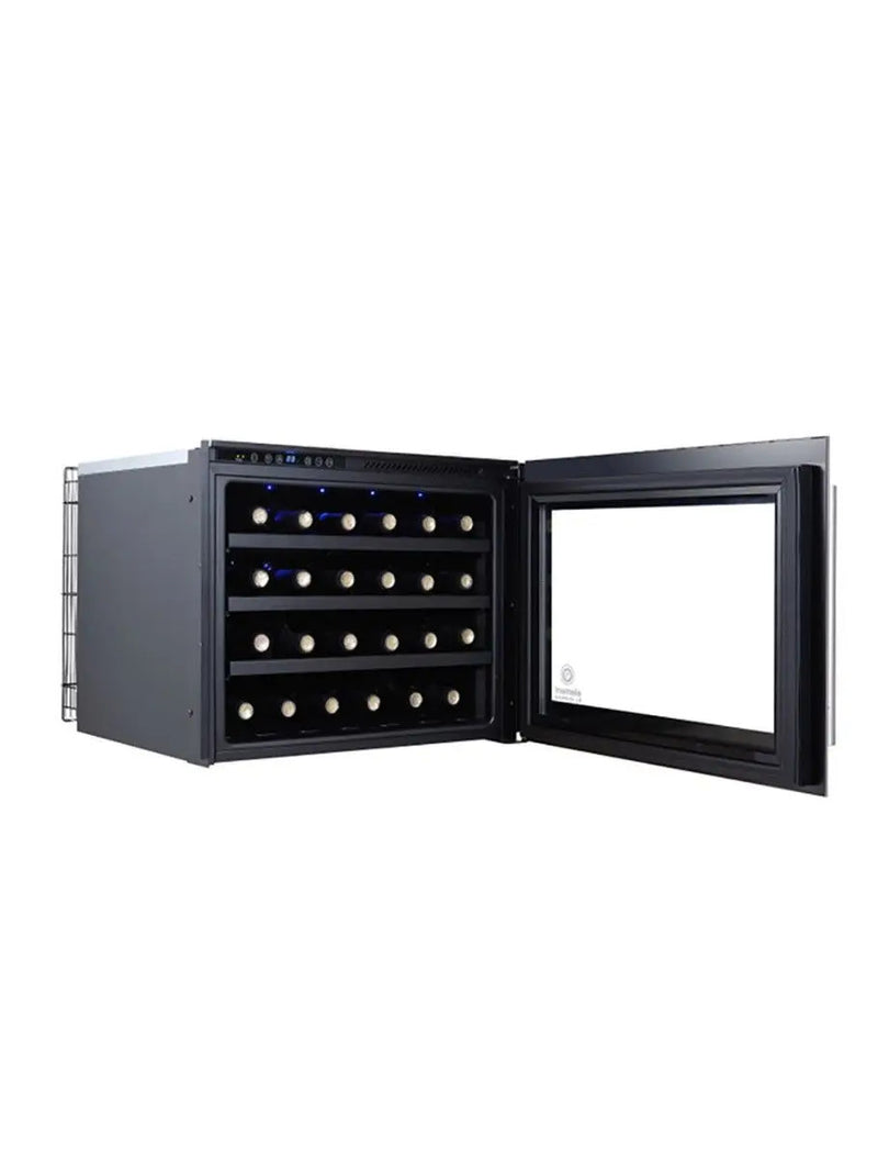 24-Bottle Wall-Mounted Single-Zone Wine Cooler (Stainless)