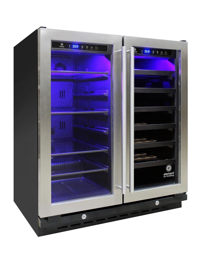 BODEGACOOLER 30 Inch Wine and Beverage Cooler,Undercounter and