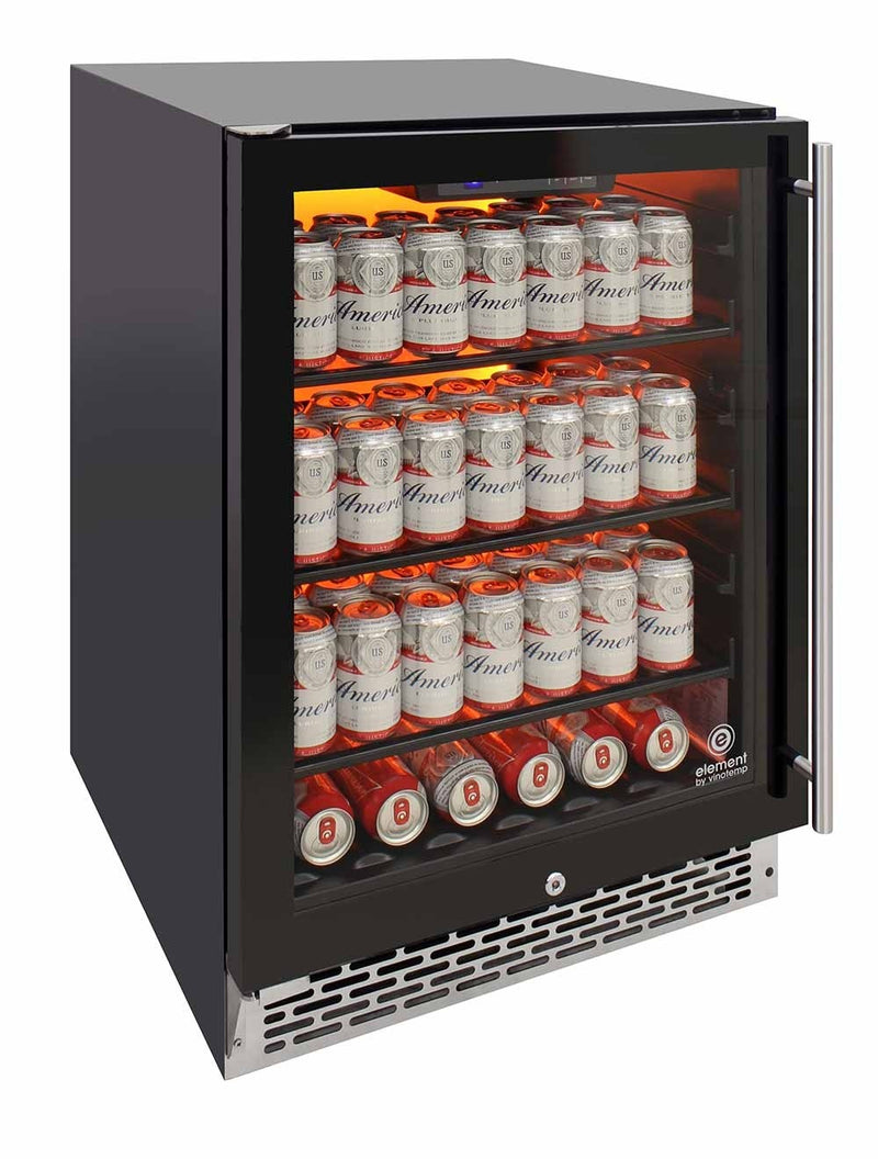 Private Reserve Series 117-Can Backlit Panel Commercial 54 Beverage Cooler 13