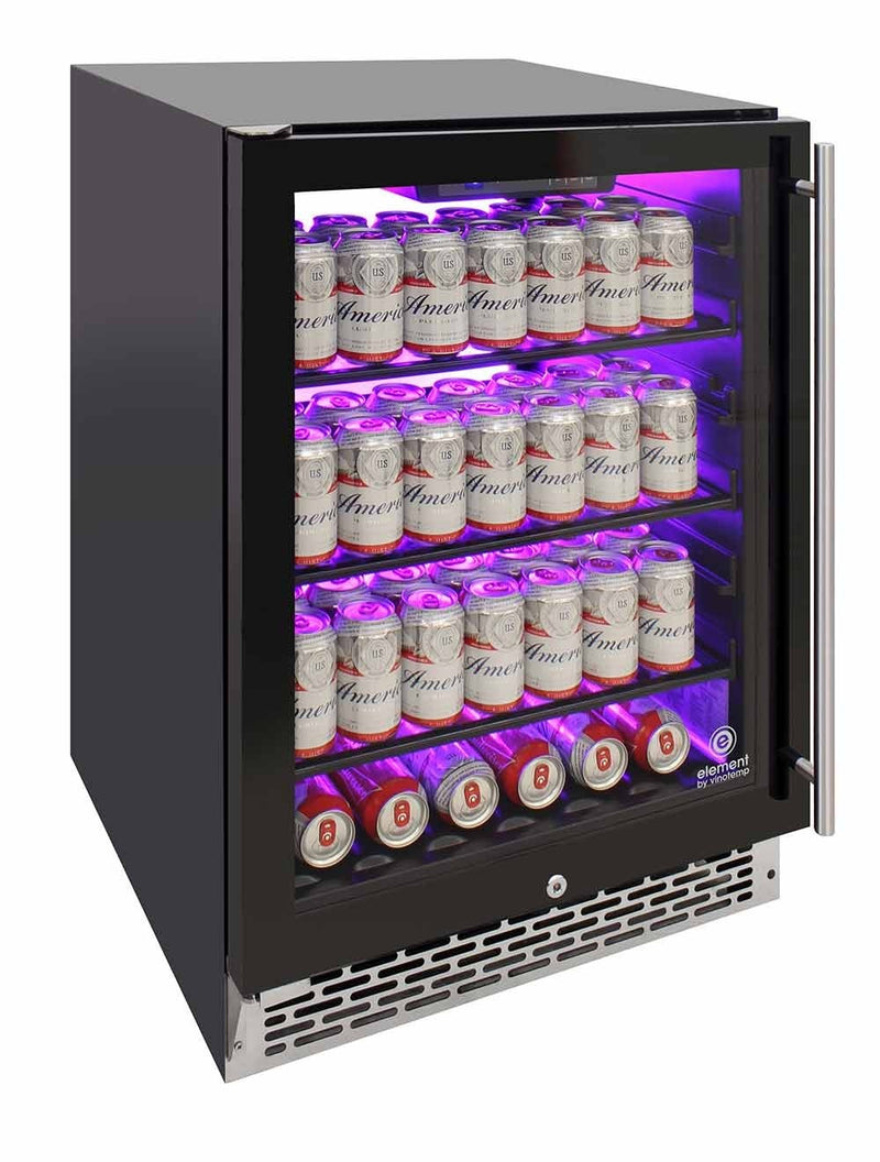 Private Reserve Series 117-Can Backlit Panel Commercial 54 Beverage Cooler 15