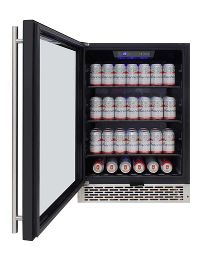 Private Reserve Series 117-Can Backlit Panel Commercial 54 Beverage Cooler 26