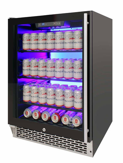 Private Reserve Series 117-Can Backlit Panel Commercial 54 Beverage Cooler 8
