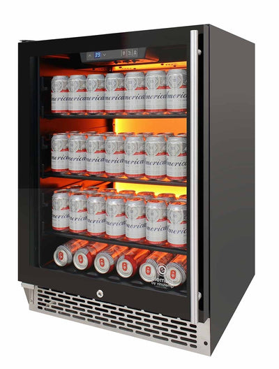 Private Reserve Series 117-Can Backlit Panel Commercial 54 Beverage Cooler 7