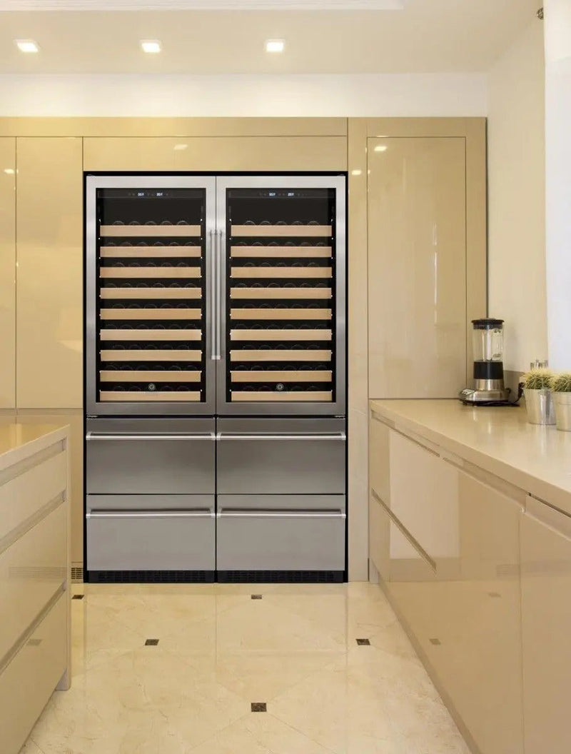 Stainless Steel Wine & Beverage Cooler (Right Hinge)