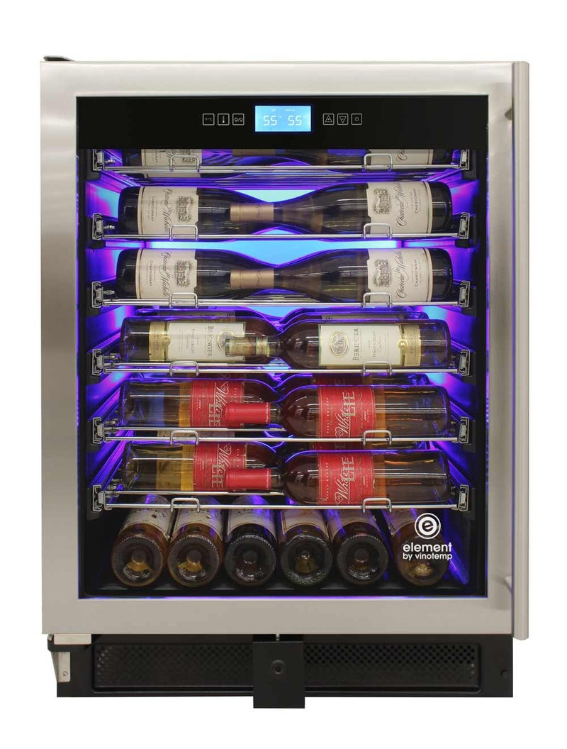 41-Bottle Single-Zone Wine Cooler (Stainless) - Left Hinge 2