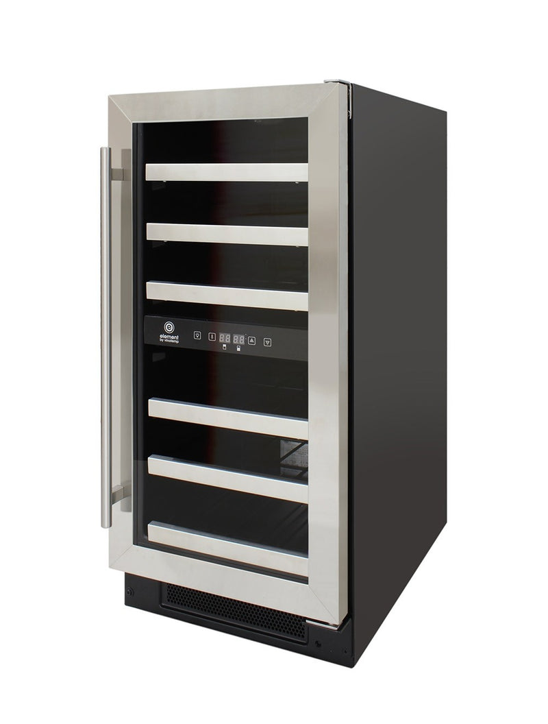 28-Bottle Dual-Zone Wine Cooler (Stainless) 6