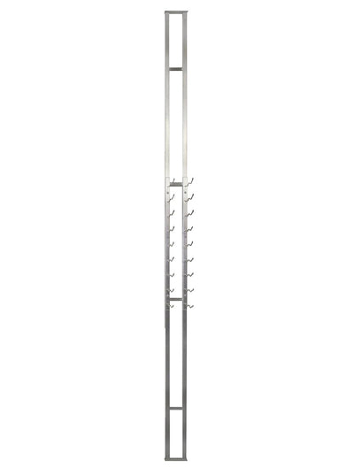 Epicureanist Floor to Ceiling Frame - Stainless Steel - 2