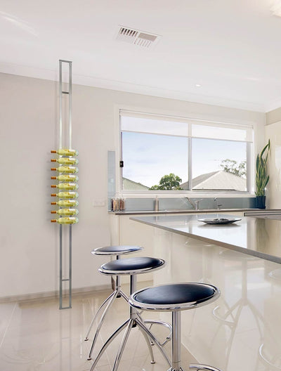 Epicureanist Floor to Ceiling Frame - Stainless Steel - 9