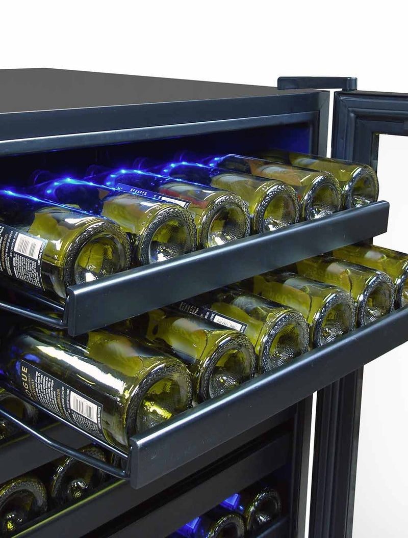 110 Bottle Dual-Zone Touch Screen Wine Cooler 6