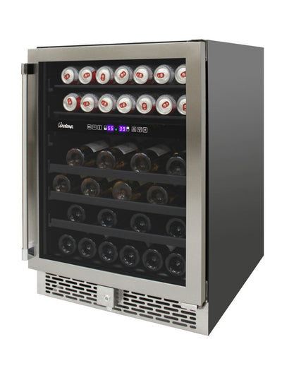 Vinotemp 24-Inch Outdoor Dual-Zone Wine & Beverage Cooler 11