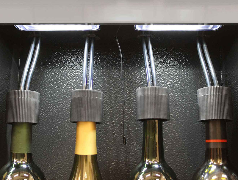 The Vinotemp WineSteward™ Four-Bottle Wine Dispenser (Stainless) 6