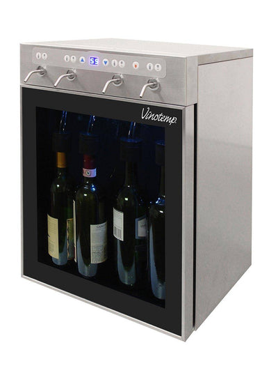 The Vinotemp WineSteward™ Four-Bottle Wine Dispenser (Stainless) 3