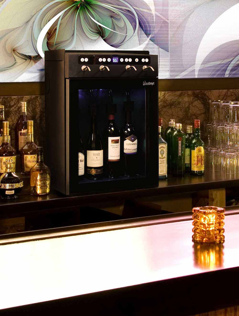 Four Bottles Wine Dispenser – QUATTRO SELF – Wineemotion